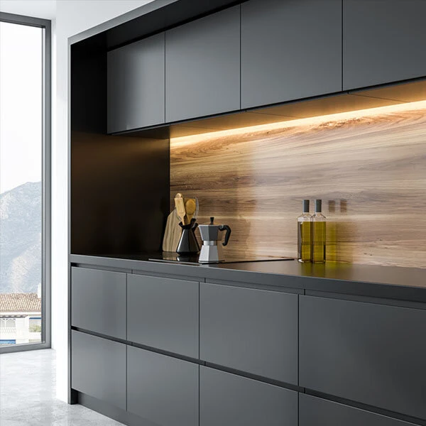 Plakfolie Ultra Mat Zwart (122 Cm Breed) - Afbeelding 2