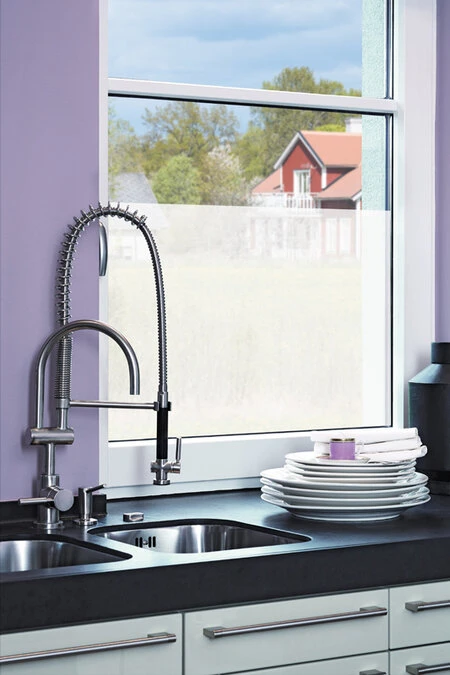 Raamfolie Zelfklevend Melkglas (45cm) - Afbeelding 2