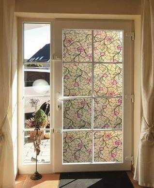 Raamfolie Bloem (90cm) - Afbeelding 2