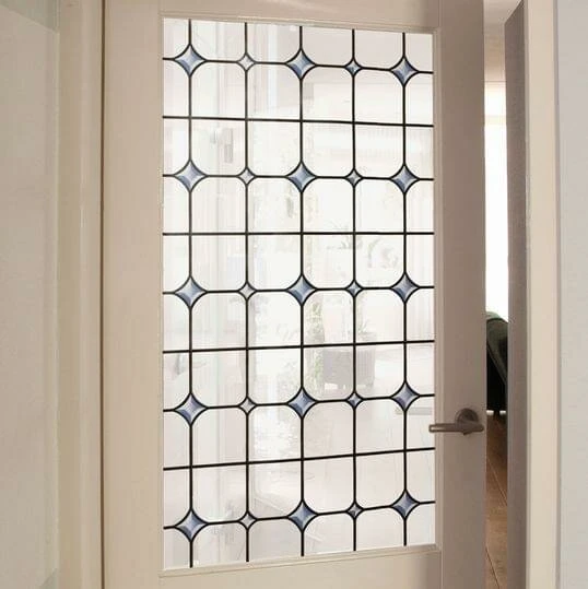 Raamfolie Glas In Lood Wit (45cm)