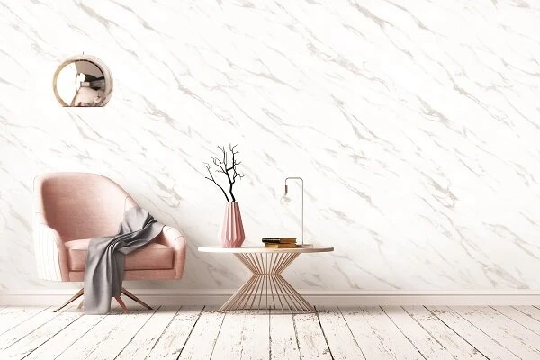 Plakfolie Marmer Mat (122cm Breed) - Afbeelding 2