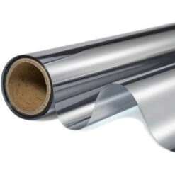 Statisch Zonwerend Raamfolie Anti-inkijk Zilver (90cm)