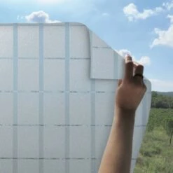 Statisch Raamfolie Hokjes 46cm (geschikt Voor Dubbel, HR+ En HR++ Glas)