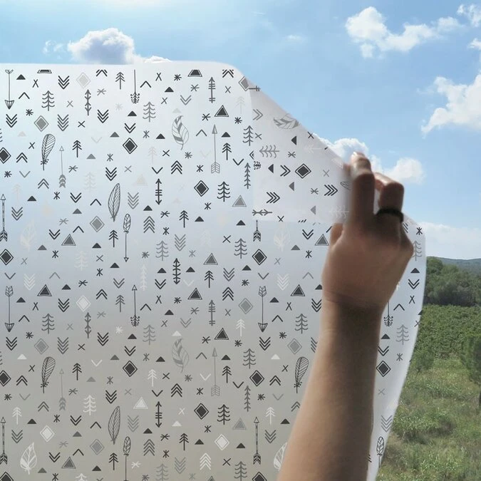 Statisch Raamfolie Bohemian 46cm (geschikt Voor Dubbel, HR+ En HR++ Glas) - Afbeelding 2