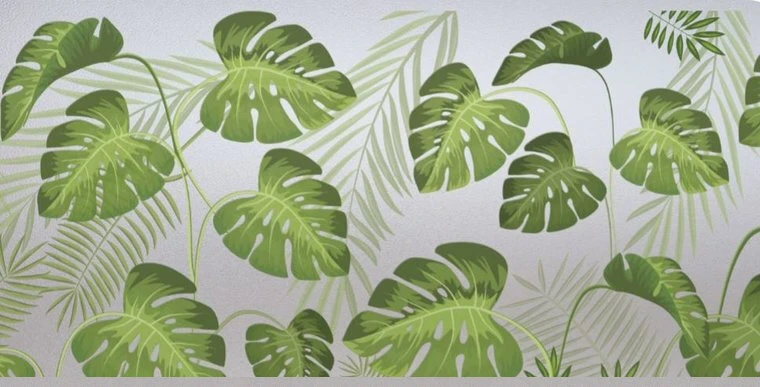 Statisch Raamfolie Palm Leafs (46cm) - Afbeelding 2