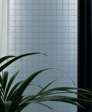 Statisch Raamfolie Blokken Gezandstraald (45cm) - Afbeelding 2