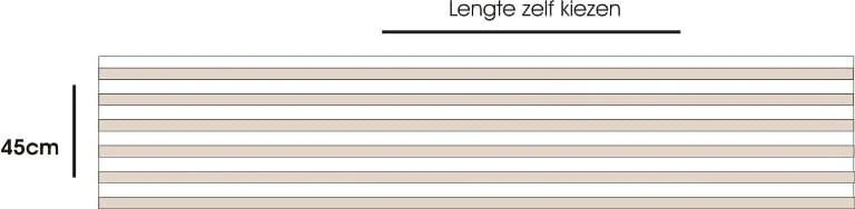 Statisch Raamfolie Strepen (45cm) - Afbeelding 2